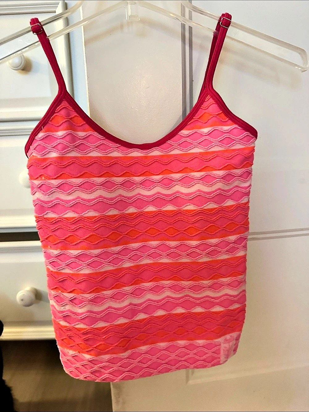 Pink & Orange Wavy Pattern Camisole Like New from Altard State